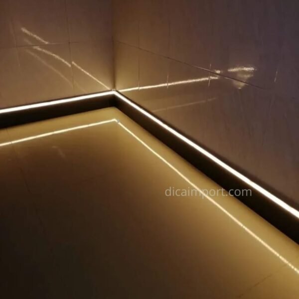Base iluminada LED.