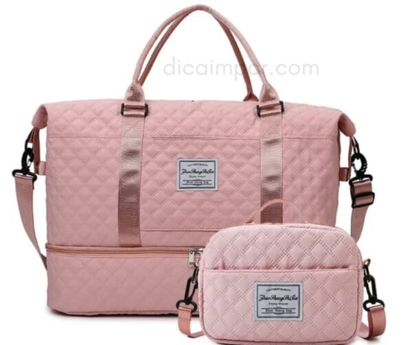 Bolso de mano ligero para portatil multifunción para mujer.