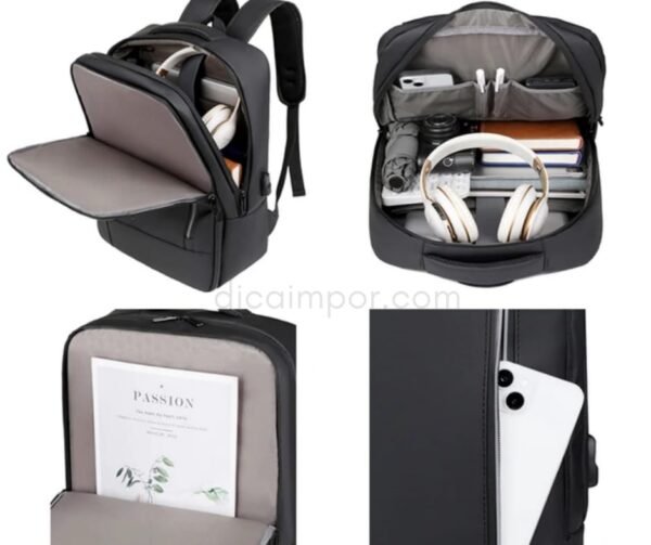 Mochila para computadora portátil.