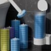 Cepillo de baño con cabezal  desechable.