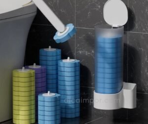 Cepillo de baño con cabezal  desechable.