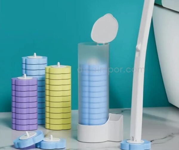 Cepillo de baño con cabezal  desechable.