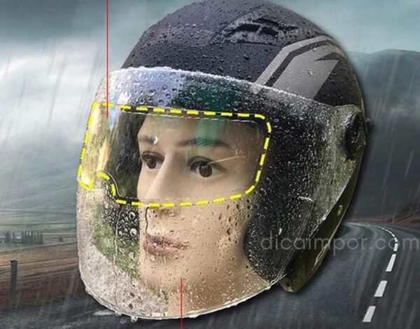 Adhesivo para lente a prueba de lluvia para seguridad .